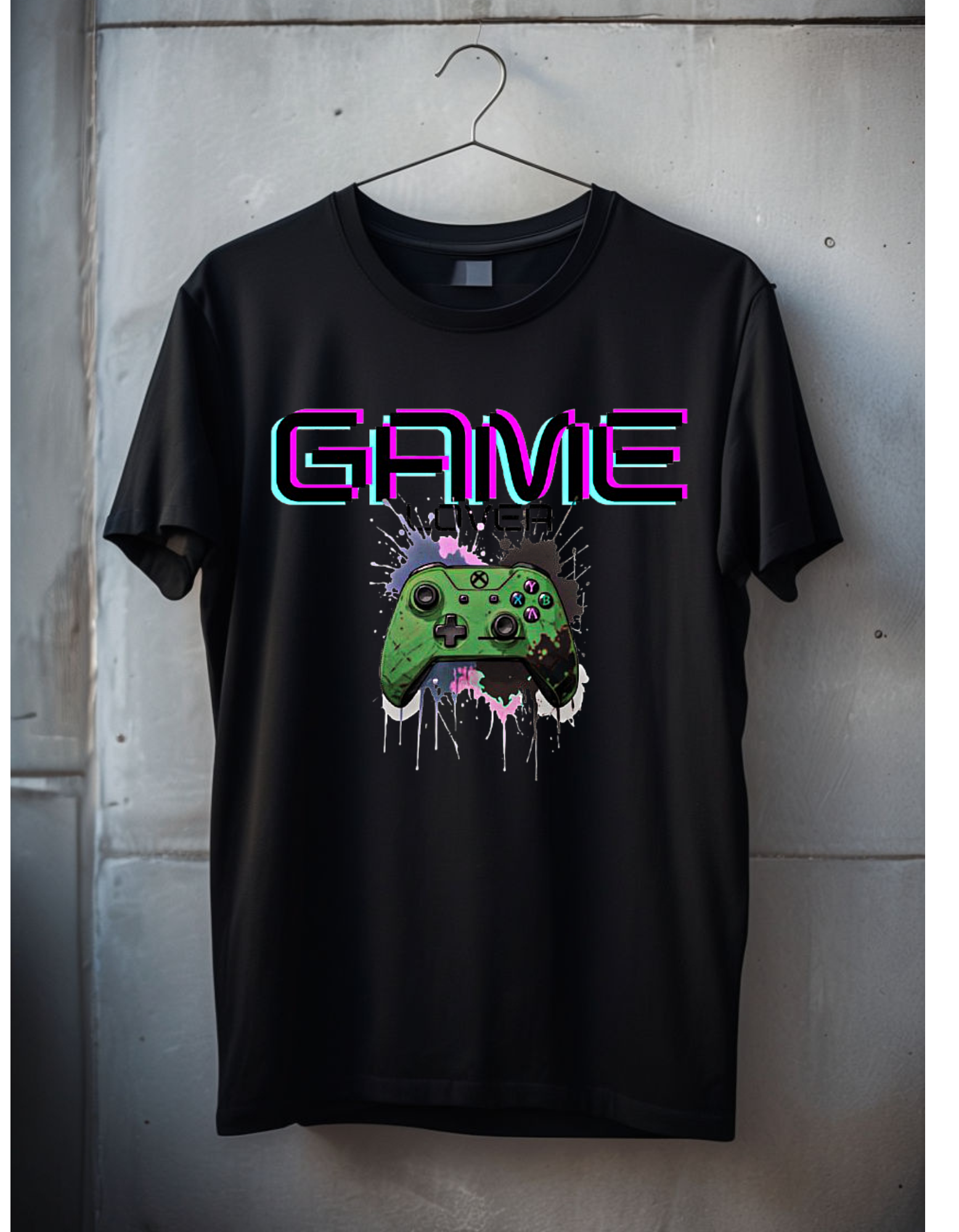 Male gamers printed standard t shirt